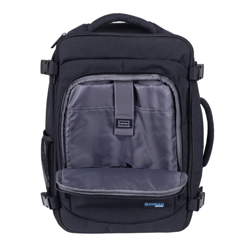 PLECAK DONAU TRAVEL WARSAW 15,6" 23L USB + KABEL CZARNY