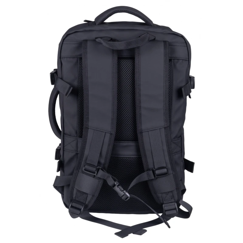 PLECAK DONAU TRAVEL PRAGUE 17" 32L USB + KABEL CZARNY
