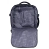PLECAK DONAU TRAVEL PRAGUE 17" 32L USB + KABEL CZARNY