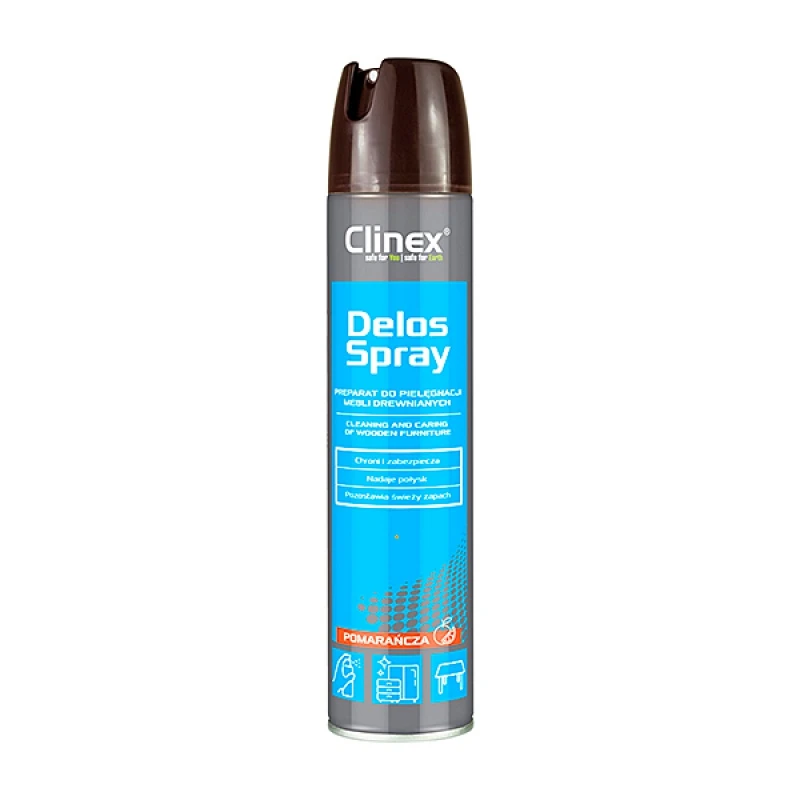 SPRAY DO PIELĘGNACJI MEBLI CLINEX DELOS 300ML