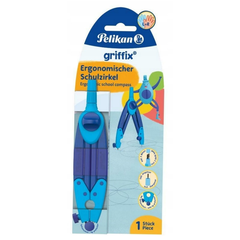 CYRKIEL PELIKAN GRIFFIX ERGONOMICNZY NIEBIESKI 400191577