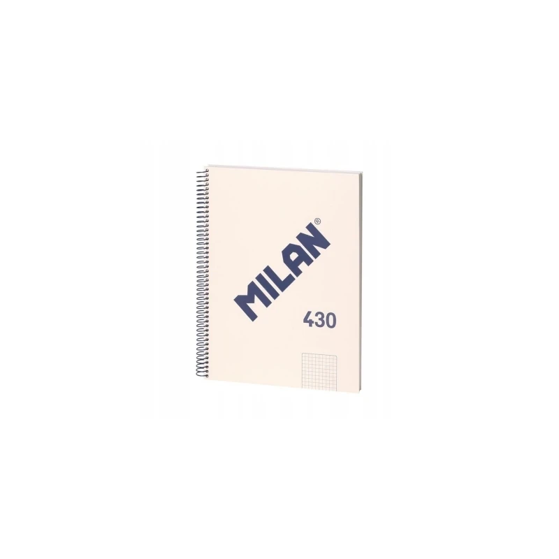 ZESZYT NOTES NA SPIRALI A4 W KRATKĘ 80K BEŻOWY 57143E80BG