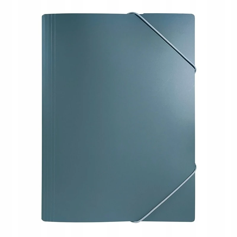 TECZKA Z GUMKĄ A4 PP GRAFIT MORANDI