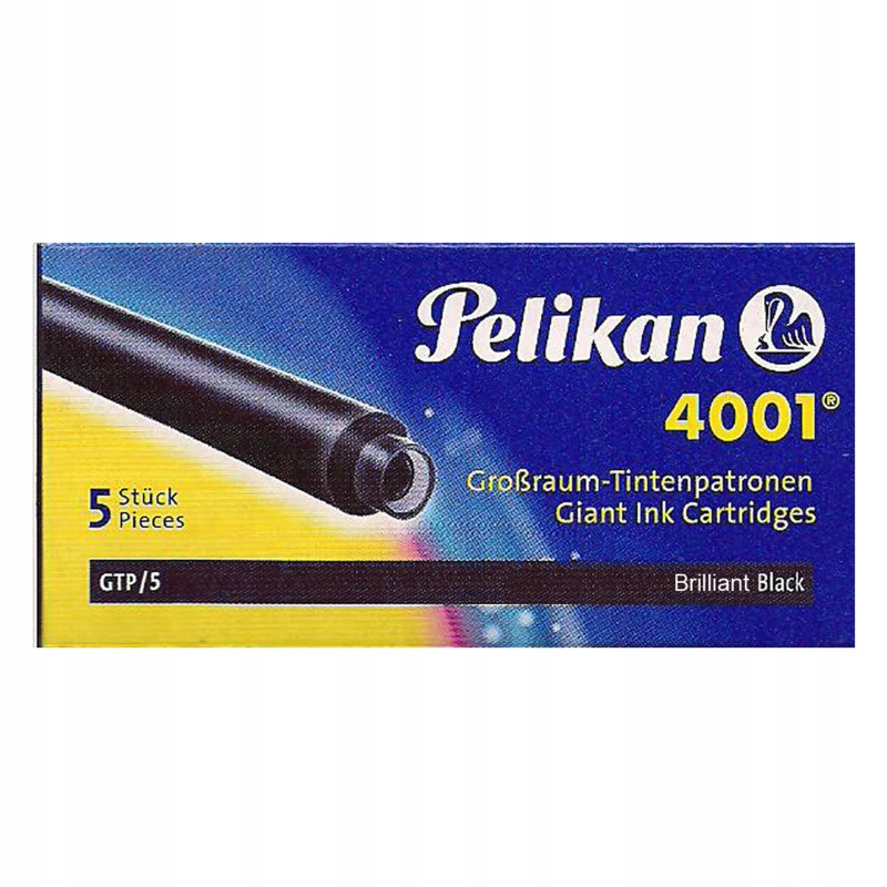 NABOJE DŁUGIE GTP/5 CZARNE pelikan
