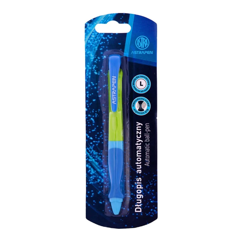 DŁUGOPIS AUTOMATYCZNY Z ERGONOMICZNYM UCHWYTEM DO NAUKI PISANIA