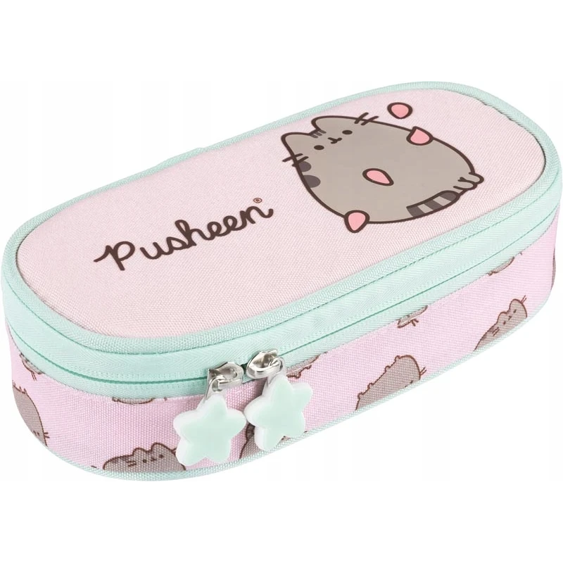 PIÓRNIK SASZETKA USZTYWNIONA Z WEWNĘTRZNĄ KLAPKĄ PUSHEEN PINK mkmp