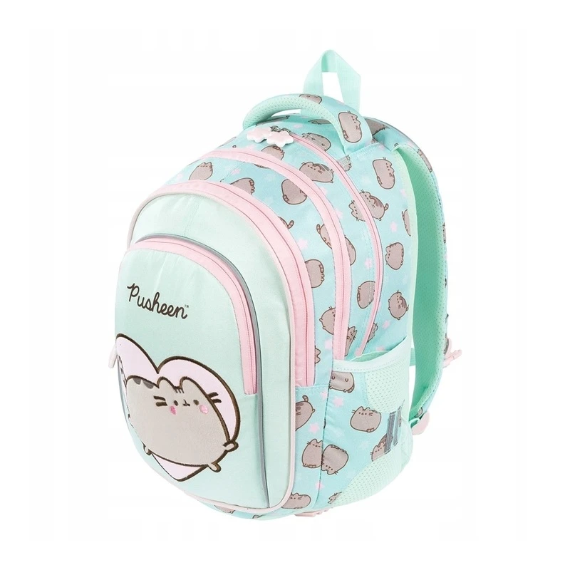 PLECAK 4-KOMOROWY BPL-58 PUSHEEN MINT mkmp