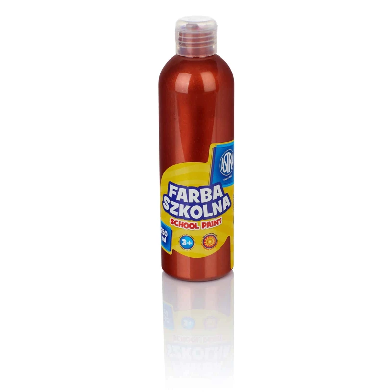 FARBA SZKOLNA  ASTRA 250ML METALICZNA MIEDZIANA