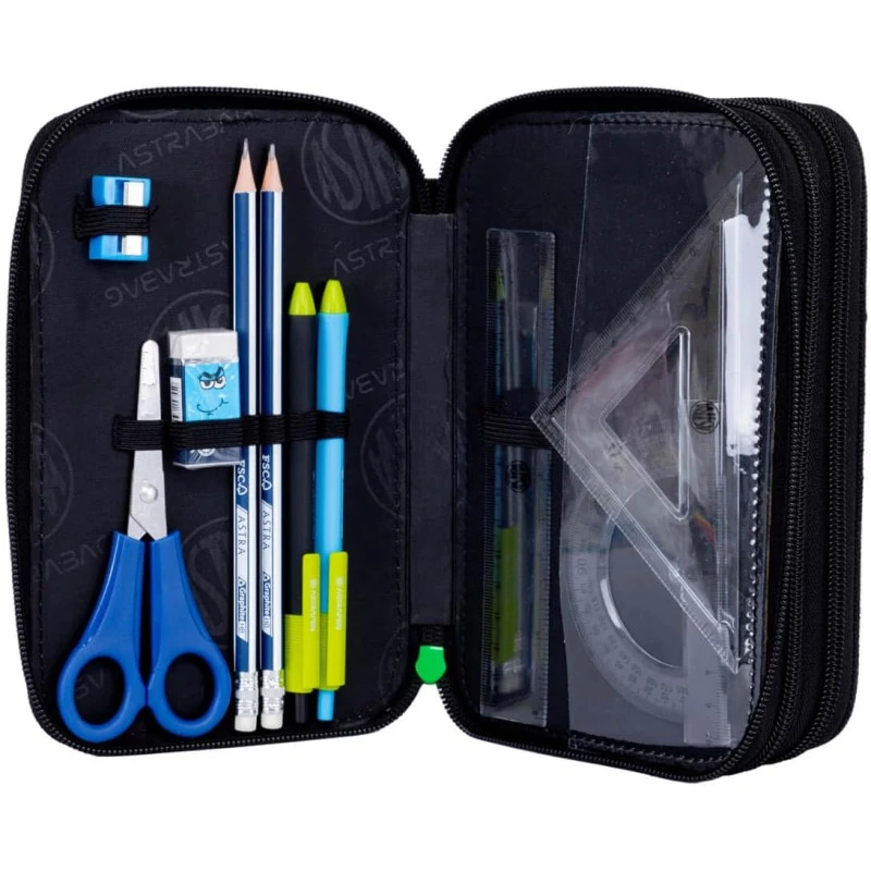  Piórnik JUMBO potrójny z wyposażeniem ASTRABAG NEO FOOTBALL, AC31 *503024064