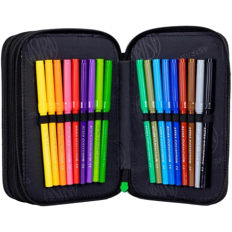  Piórnik JUMBO potrójny z wyposażeniem ASTRABAG NEO FOOTBALL, AC31 *503024064