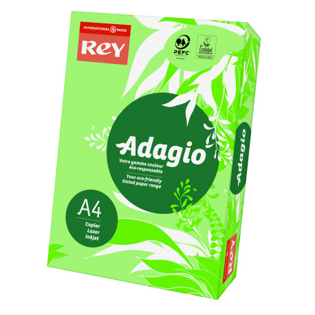 Papier ksero kolorowy Rey Adagio A4 80g/m2 Zieleń 41