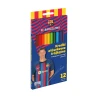 KREDKI OŁÓWKOWE 12 KOLORÓW FC BARCELONA