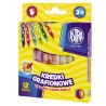 KREDKI GRAFIONOWE Z GLINKI KAOLINOWEJ ASTRA 12 KOLORÓW