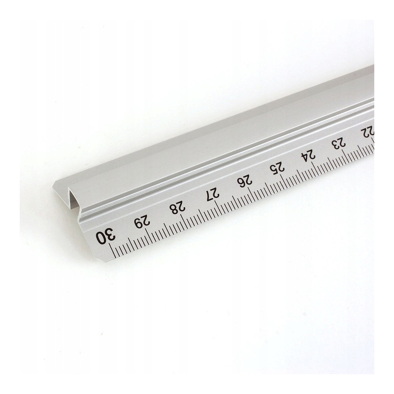 LINIJKA ALUMINIOWA Z UCHWYTEM 30CM 30317