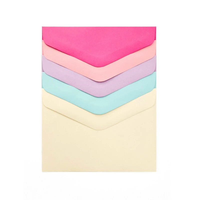 KOPERTA C6 GŁADKI MIX RÓŻ I BŁĘKIT K. 110G/M2 OP10 SZT.