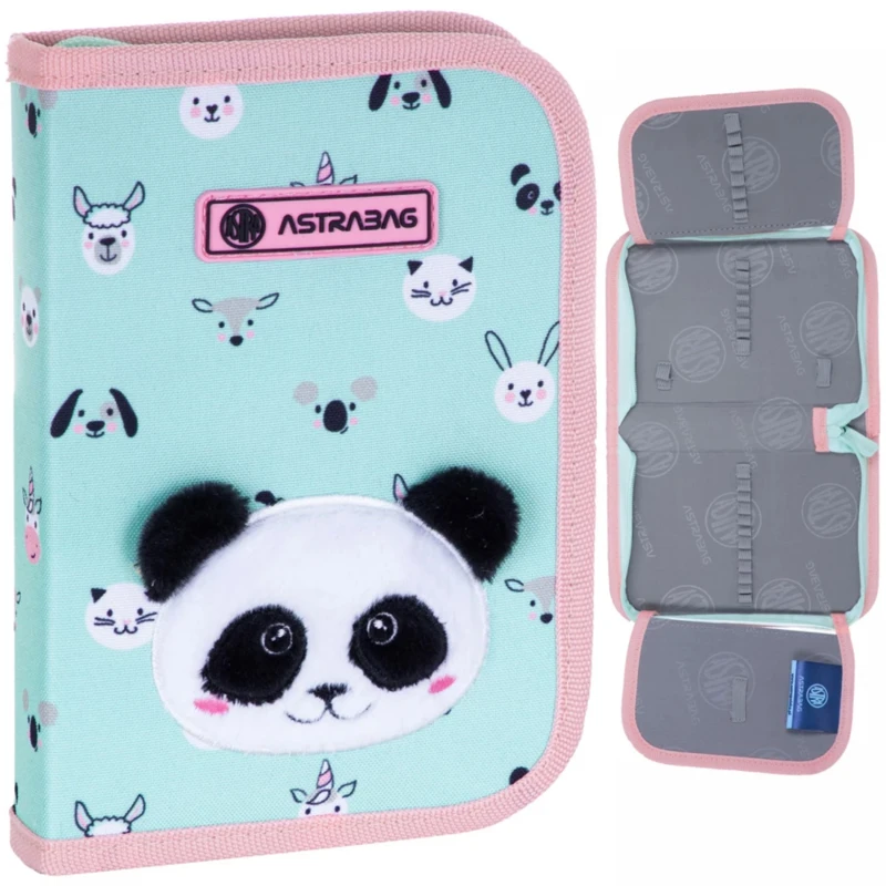 PIÓRNIK POJEDYNCZY DWUKLAPKOWY BEZ WYPOSAŻENIA ASTRABAG TEDDY PANDA, AC1
