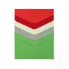 KOPERTA C6 GŁADKI MIX CZERWIEŃ I ZIELEŃ K. 110G/M2 OP10 SZT.