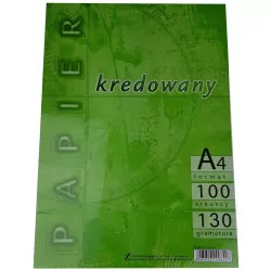 PAPIER KREDOWANY A4 100K 130G