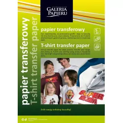 PAPIER A4 TRANSFEROWY DO TKANIN JASNYCH