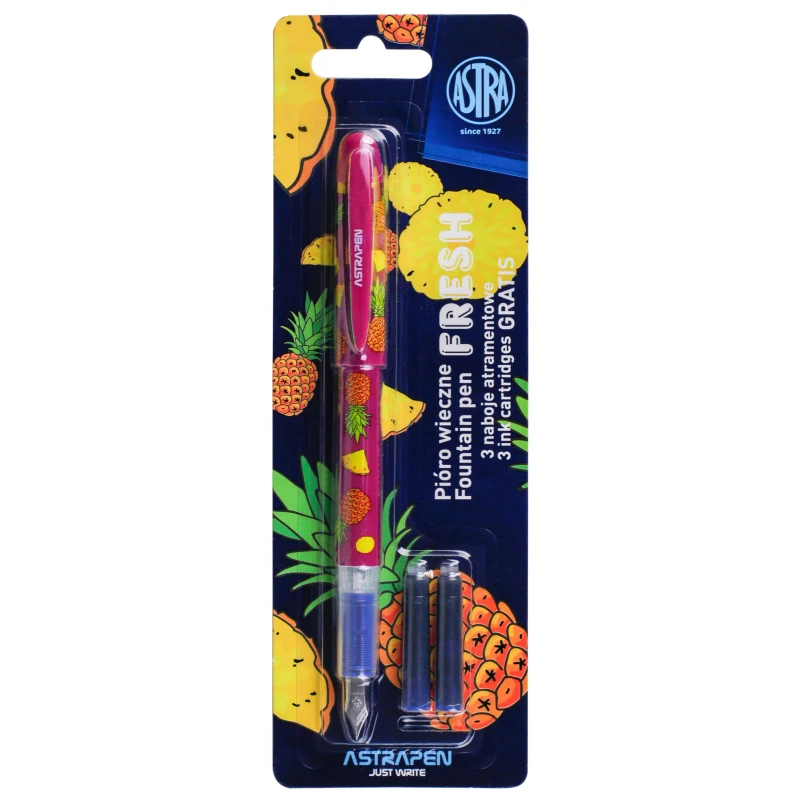 PIÓRO WIECZNE ASTRAPEN FRESH NA BLISTRZE 3 NABOJE ATRAMENTOWE