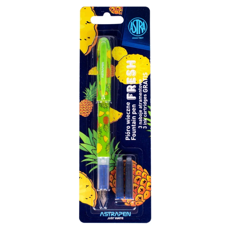 PIÓRO WIECZNE ASTRAPEN FRESH NA BLISTRZE 3 NABOJE ATRAMENTOWE