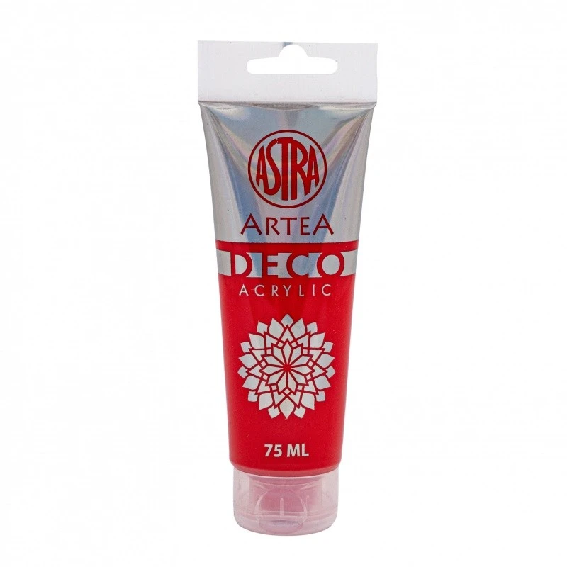 Farba akrylowa DECO ARTEA 75ml jasny czerwony