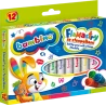 Flamastry ze stempelkami 12 kolorów  BAMBINO 28641