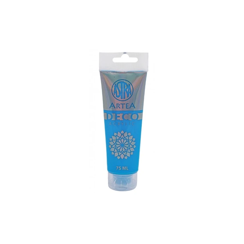 Farba akrylowa neonowa niebieska Astra DECO ARTEA 75ml tuba