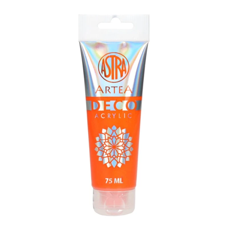 Farba akrylowa pomarańczowa Astra DECO ARTEA 75ml tuba 309123003