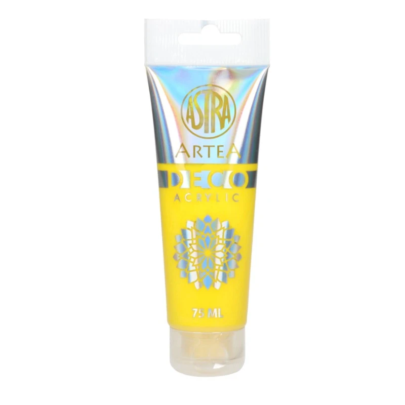 Farba akrylowa żółta DECO ARTEA 75ml tuba  309123002
