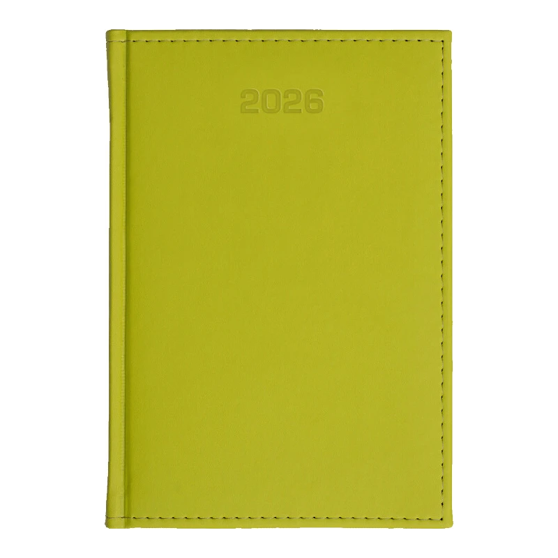 Kalendarz książkowy dzienny oliwka 2025 A5 Porcellana A5DP_G395 Dazar