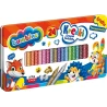 Kredki BAMBINO 24 kolory w metalowym opakowaniu + temperówka 