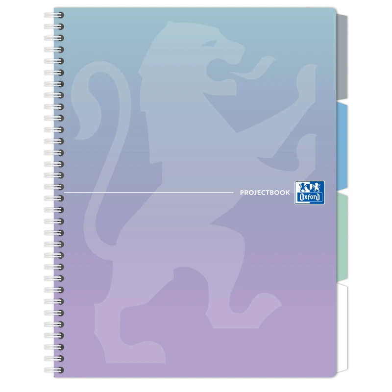 KOŁOZESZYT OXFORD GRADIENT PROJECTBOOK B5/80K PASTELOWY MIX