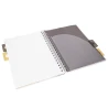 PUKKA PROJECT BOOK GREY DESIGN A4 KRATKA SZARY 100K 80G