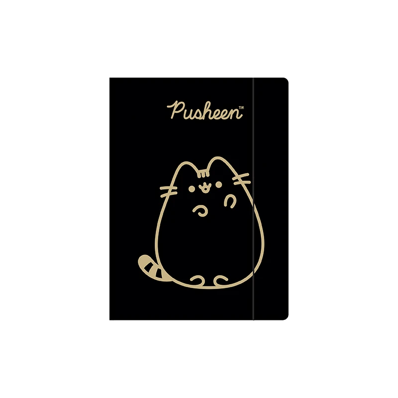 Teczka z gumką PUSHEEN GOLD MajewskiA4 300G/M2