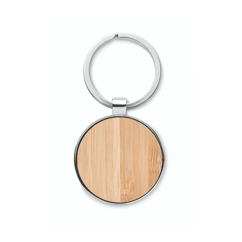 Brelok bambusowy owalny.