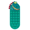 Piórnik silikonowy  POP-IT  DINO Starpak 536939 1 komora