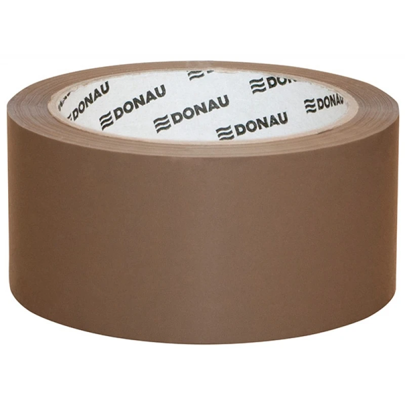 TAŚMA PAKOWA DONAU HOT-MELT 48MM, 66M, 50MIKR., BRĄZOWA
