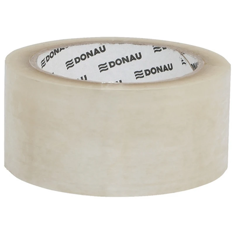 TAŚMA PAKOWA DONAU HOT-MELT 48MM, 66M, 50MIKR., TRANSPARENTNA