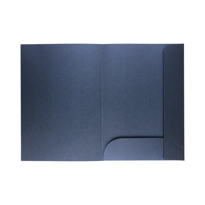 Teczka ozdobna granatowa MILLENIUM  5sztuk/op. Galeria Papieru