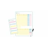 Planer magnetyczny pastelowy komplet miesięczny i lista zakupów + marker PMP-01 Biurfol