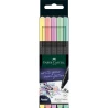 CIENKOPISY GRIP 5 KOL. PASTELOWYCH W ETUI FABER-CASTELL