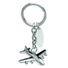 Brelok metalowy  do kluczy z figurką SAMOLOT 3D 17031 