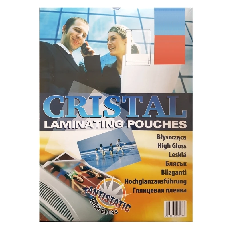 Folia laminacyjna antystatyczna 216x303 80 mic/100szt mat/błysk ARGO