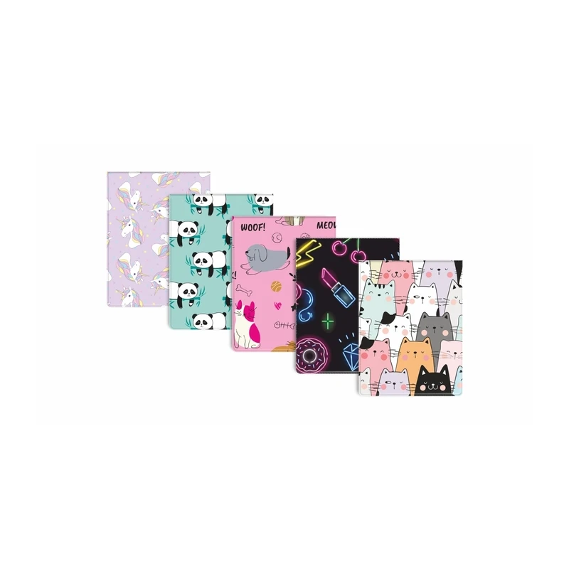 Okładka na dokumenty ucznia pion kolorowe nadruki mix wzorów OD-21 Biurfol