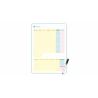 Planer magnetyczny miesięczny pastelowy na lodówkę 25x35 PMP-01-01 Biurfol
