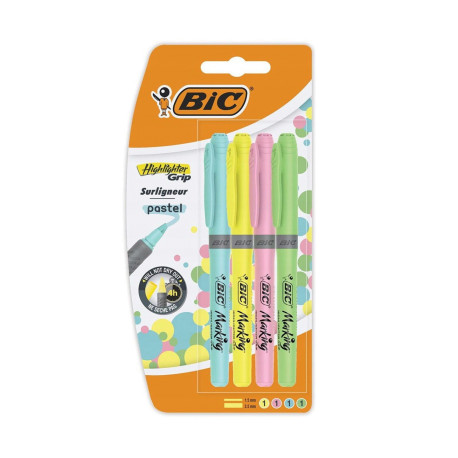 Zakreślacz BIC GRIP PASTEL