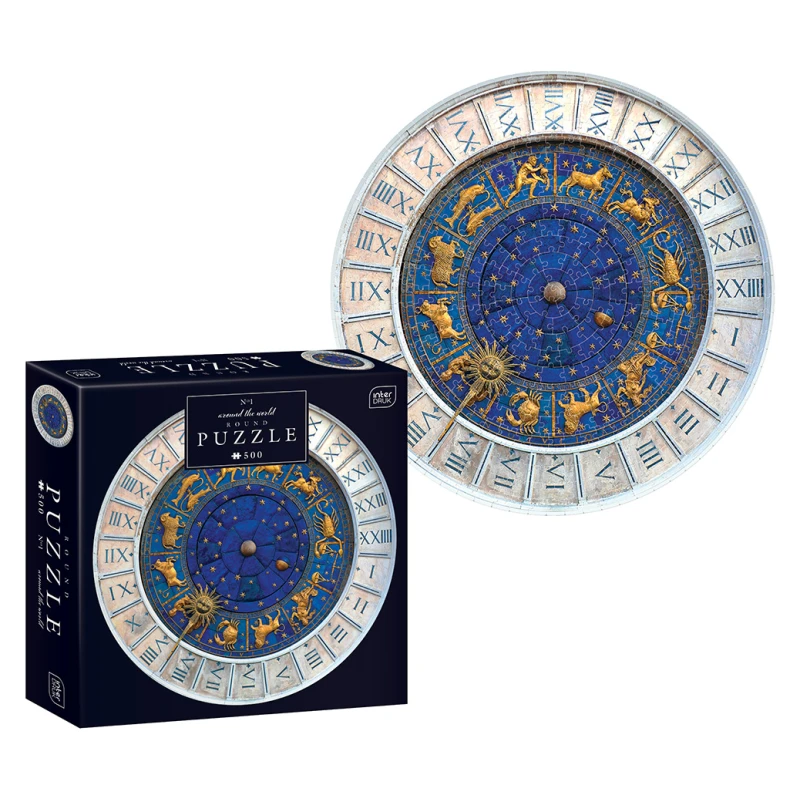 Puzzle AROUND THE WORLD 500 z serii ROUND INTERDRUK