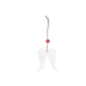 Skrzydła anielskie zawieszka drewniana 7cm/2 szt. biała 8886394