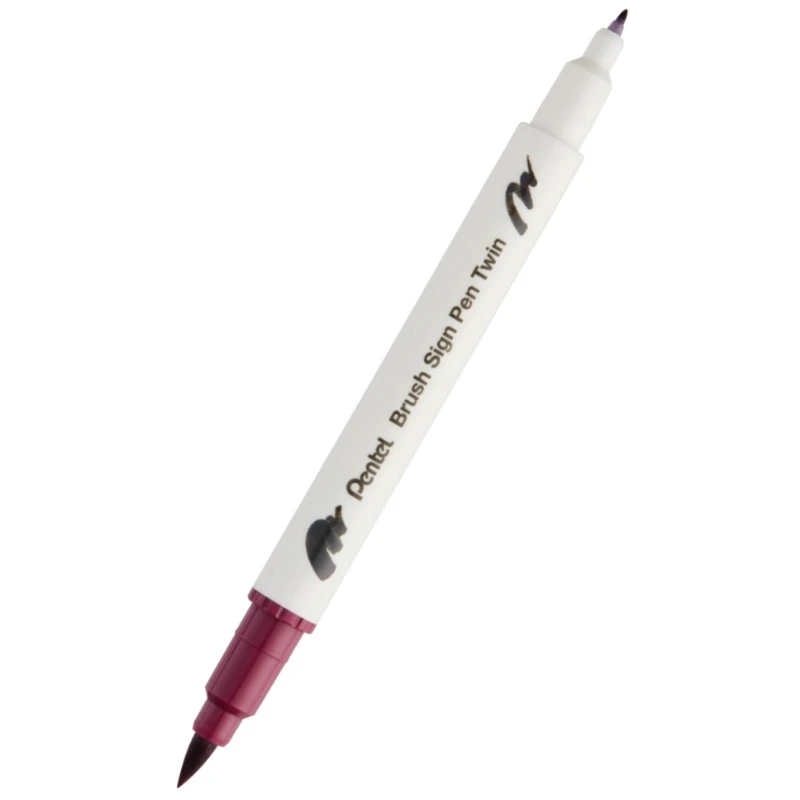 PENTEL PISAK/BRUSH DWUSTRONNA KOŃCÓWKA BORDOWY SESW30C-T128